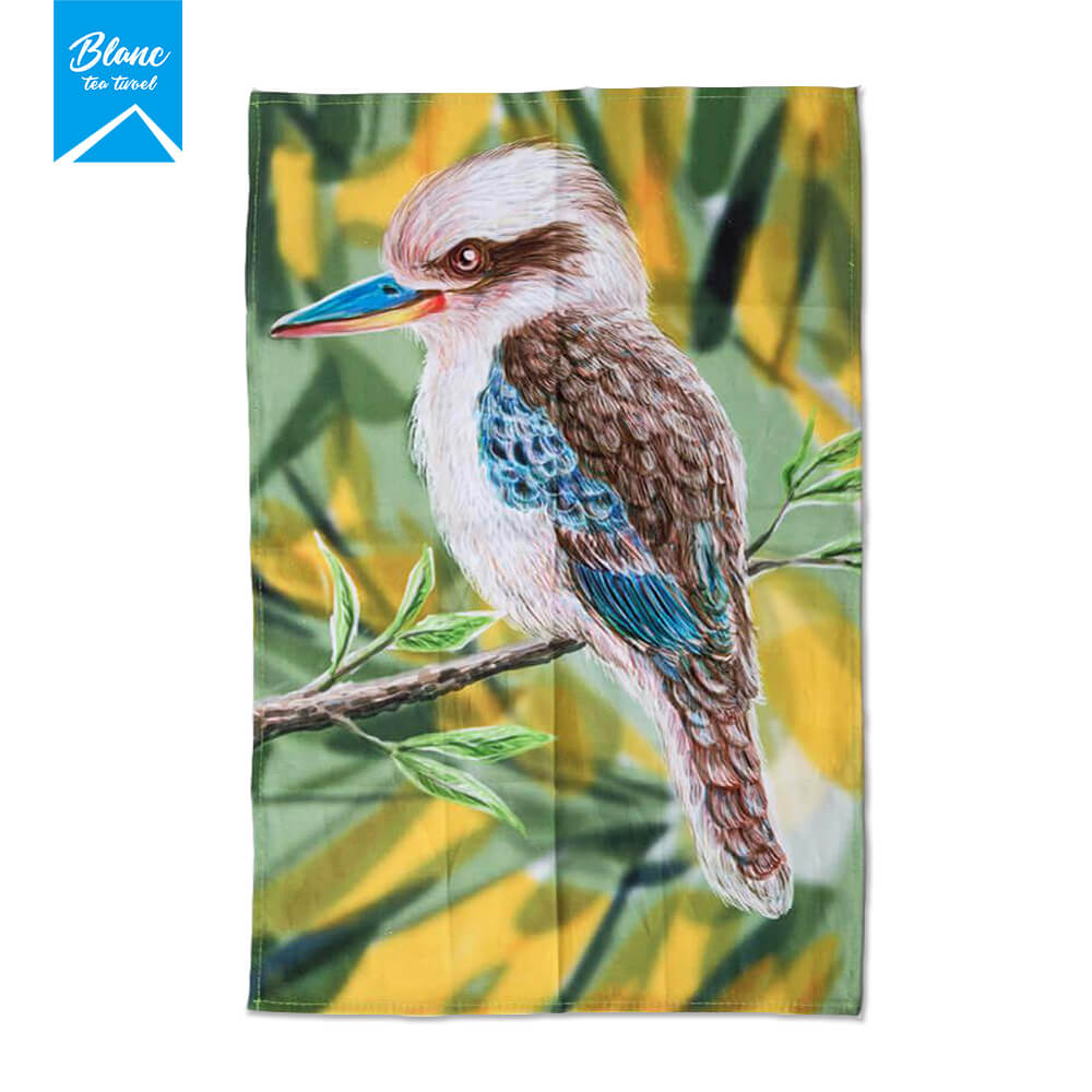 Australia tea towel kookaburra