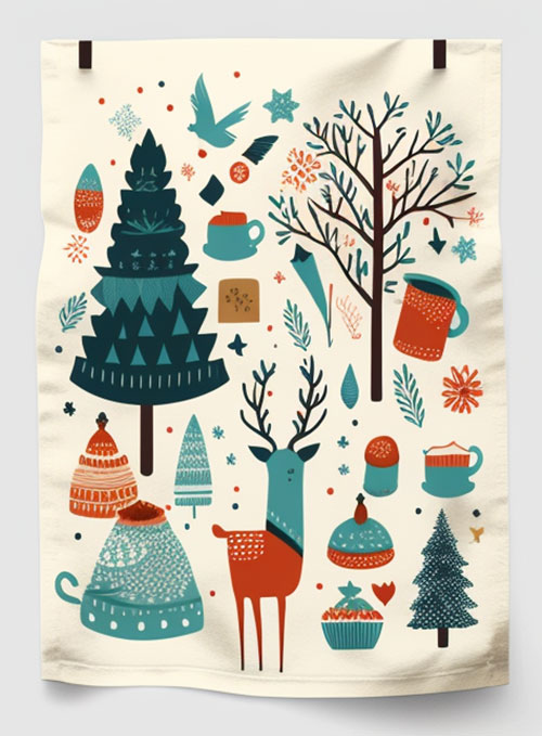 Custom-Christmas-Tea-Towel