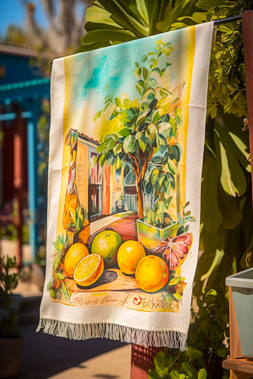 California-Tea-Towel