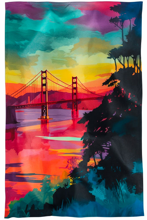 California-Tea-Towel