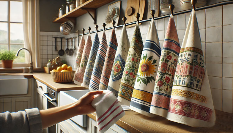 Decorative-Tea-Towel-Cleaning