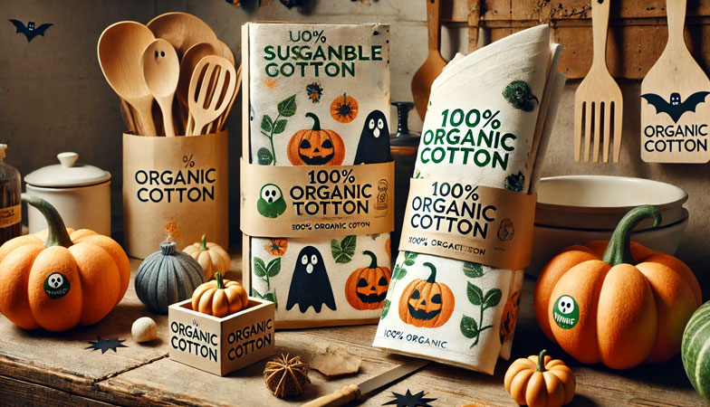 Promotional-Tea-Towel-in-Halloween