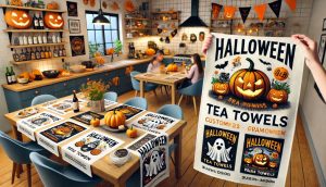 Promotional-Tea-Towel-in-Halloween