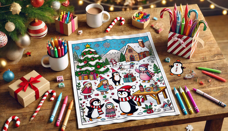 Playful-Kids’-Themes-Christmas-Tea-Towel-Designs